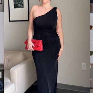 Superdown Black Cut Out Maxi Dress